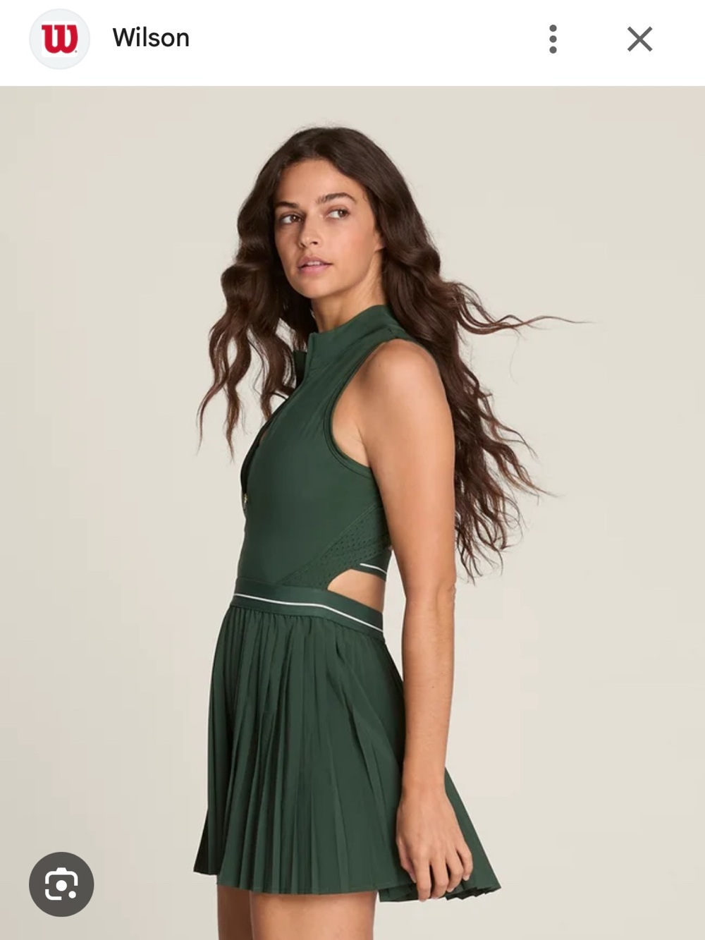 Wilson Winning Tennis Dress Green - Picture 2 of 5